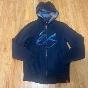 Vintage eS Skateboarding Hoodie Size Small èS Footwear Embroidered